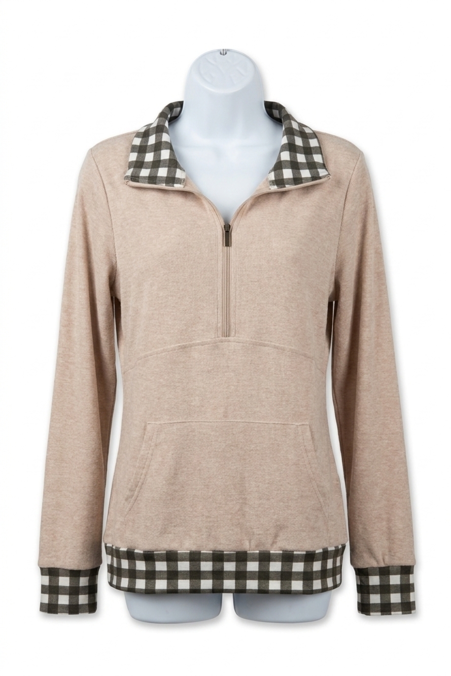 NEW AMPERSAND AVE halfzip hoodie in dancing queen